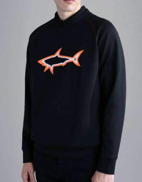 Nouveau pull Paul and Shark Black and Orange